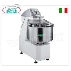 Mélangeur spiral automatique Fimar 50 kg (bassin de 62 L) à tête fixe, électrique, neuf, pour boulangerie, restaurant, pour farine de blé et de maïs - Product Image 2