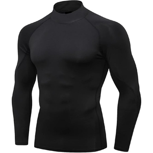 Nouveau 2025 personnalisé OEM MMA Rash Guard transfert de chaleur imprimé Spandex/Polyester séchage rapide BJJ Rash Guard pour hommes à manches longues - Product Image 1