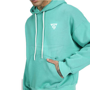 Nouveauté hiver sweats à capuche décontractés en plein air 100% coton solides pour hommes séchage rapide couleur personnalisée en vente - Product Image 3