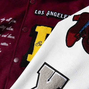 Chaquetas Bomber Varsity Unisex de Lana 100% Impermeables con Bordado Personalizado Premium, Estilo Universitario, OEM - Product Image 4