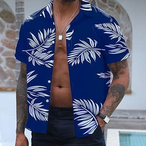 เสื้อเชิ้ตแฟชั่นลำลองลายดอกไม้พิมพ์ลายดิจิทัลทั้งตัว สำหรับฤดูร้อน ใส่ไปเที่ยวทะเล ระบายอากาศ แห้งเร็ว ไม่เป็นขุย - Product Image 4