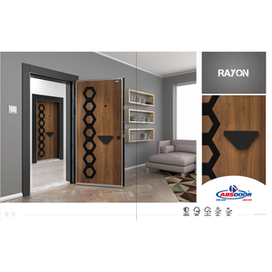 Porte en acier MDF haute sécurité ABSDOOR, élégante, antivol, qualité rayon, isolation thermique et acoustique de Turquie - Product Image 6