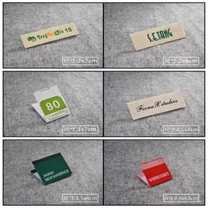 Etiquetas tejidas de algodón y poliéster impresas para ropa, zapatos y bolsos-Etiquetas tejidas Premium - Product Image 5