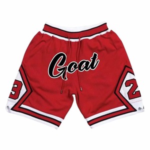 Streetwear vintage personnalisé shorts de basket-ball pour hommes rétro design uni polyester respirant grande taille imprime à la mode personnalisé vintage - Product Image 1