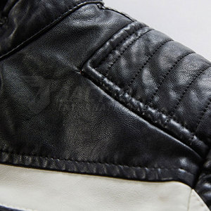 2025 chaqueta de invierno personalizada para hombre estilo callejero de alta calidad 100% tela de lona de Color personalizado de cuero a la venta - Product Image 3