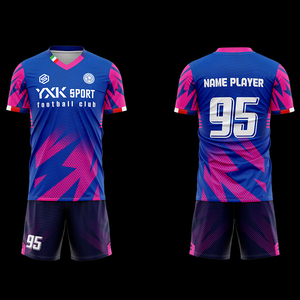 Uniformes deportivos de fútbol para hombre, chándal de fútbol con estampado de sublimación de la mejor calidad, ropa de fútbol de equipo OEM en blanco - Product Image 4