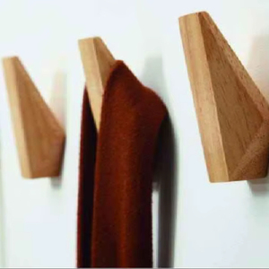 Modern Wooden Coat <b>Hanger</b> 4pcs Return Old <b>Wall</b> Hooks Decor <b>Wall</b> Hook Rack for Bathroom Wardrobe Bag Use - Product Image 1