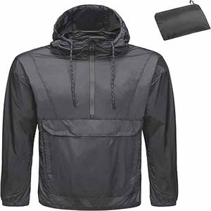 Chaqueta impermeable para lluvia de ropa informal de primera calidad para hombre con características ajustables disponibles a precio mayorista - Product Image 1