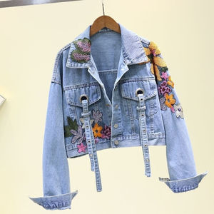 Chaqueta Vaquera de Moda con Diseño Nuevo y Personalizado, Chaqueta Vaquera de Secado Rápido para Mujer, Soporte OEM - Product Image 6