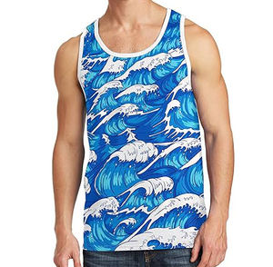 Débardeur tricoté en Spandex/Coton respirant de haute qualité pour homme, style décontracté, dernière conception, coupe oversize, service OEM, direct fabricant, prix bas - Product Image 2