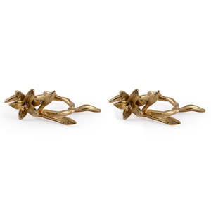 Top Quality Handmade Metal Gold Floral Napkin Ring For Wedding Restaurant in Low Price - Product Image 4