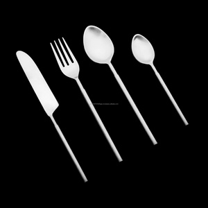 Ensemble cuillère fourchette en acier inoxydable miroir brillant de haute qualité ensemble de couverts de luxe réutilisables pour restaurant et hôtel - Product Image 3