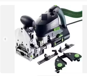 Défonceuse industrielle la plus vendue avec rails de guidage et accessoires, corps vert et noir, poignée en plastique, prête à être expédiée - Product Image 4