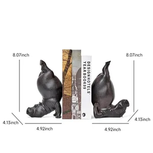 Soporte y Exhibidor de Libros Profesional de Aluminio de Alta Resistencia, Escultura Moderna Pulida, Figura Antigua - Product Image 6