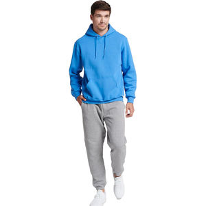 Sweat à capuche personnalisé unisexe avec broderie et appliques à cordon de serrage non doublé pour hommes femmes différentes couleurs pour l'hiver - Product Image 5