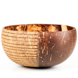Custom Wholesale Natural <b>Coconut</b> <b>Shell</b> Bowls Set Biodegradable Disposable Dinnerware - Product Image 5