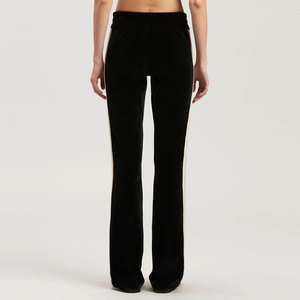 Pantalon de survêtement streetwear en gros, pantalon de jogging ample, pantalon de survêtement surdimensionné à jambes larges avec poches latérales, pantalon de survêtement évasé pour femmes - Product Image 3