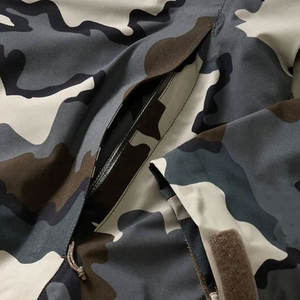 Veste de pluie tactique de camouflage de chasse respirante imperméable coupe-vent réglable durable à 4 couches - Product Image 5