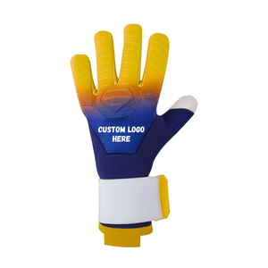Gants de gardien de but de football professionnel avec coupe négative en latex de qualité supérieure et tricot respirant - Product Image 2