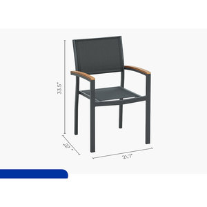 HIGOLD - Juego de Comedor Extensible de Teca Contemporáneo para 10 Personas, Mesa y Sillas Modernas para Exteriores, Poliéster PE Resistente para Jardín - Product Image 4