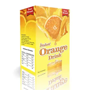 Vente en gros à bas prix boisson instantanée à base de vitamine C orange produit sur mesure renforce le système immunitaire pour enfants saveur orange OEM