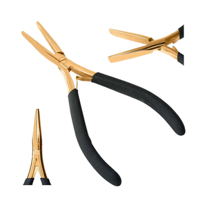 Pince d'extension de cheveux légère en acier inoxydable Bond parfait Ruban d'utilisation de salon robuste Outils d'extension de cheveux rentables - Product Image 1