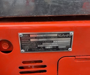 รถขุดไฮดรอลิกขนาดเล็ก Kubota KX165-5 รถขุด Kubota U35 มือสอง รถขุดขนาดเล็ก 3.5 ตัน Kubota สำหรับขาย - Product Image 3