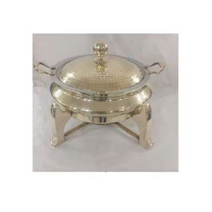 Chauffe-plats présentoir de buffet chauffe-plats en acier inoxydable pour vaisselle de mariage servant un plat de restauration - Product Image 6