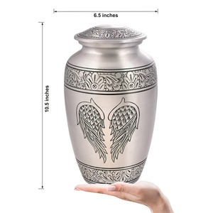 Cremation <b>Urn</b> For Human Ashes Affordable Quality Handcrafted Keepsake <b>Large</b> Funeral Memorial Brass Token Customized Adult <b>Urns</b> - Product Image 4