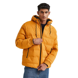 2025 personnalisé hommes hiver doudoune poids lourd matelassé doudoune manteau à capuche coupe-vent bouffant veste pour hommes - Product Image 5