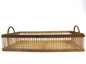 ถาดหวายธรรมชาติสไตล์เวียดนามแบบพรีเมี่ยมออกแบบอย่างมีเอกลักษณ์ใช้ด้วยมือใช้ตกแต่งอาหารตะกร้าใส่ผักและผลไม้แห้ง - Product Image 3