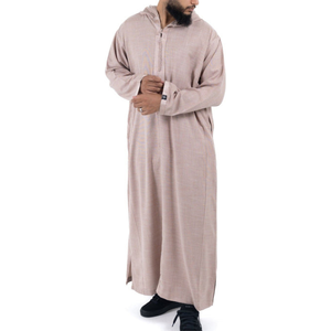 2025 nouveauté Ramadan Eid robe de prière pour Thobe Jubba fabricant OEM Services moderne islamique Anti-rides à la main longue - Product Image 2
