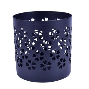 Excellente conception support votif de lampe de thé en métal de fer enduit de poudre blanche avec plateau bougeoir de lampe de thé en métal fini antique - Product Image 3