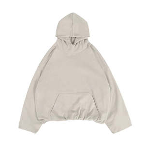 Sweat à capuche d'hiver épais en coton 500gsm personnalisé de haute qualité pull à capuche pour femme taille libre - Product Image 3