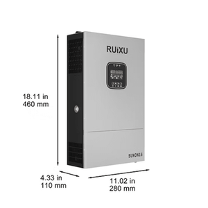 อินเวอร์เตอร์แบบออฟกริด RUiXU SUNON3.6 |   3.6 กิโลวัตต์ |   48V |   สามารถวางซ้อนกันได้ถึง 21.6 กิโลวัตต์ |   ได้รับการรับรองมาตรฐาน UL1741 |   ระบบไฮบริดพลังงานแสงอาทิตย์และการชาร์จไฟจากกริด |   ไวไฟ - Product Image 2