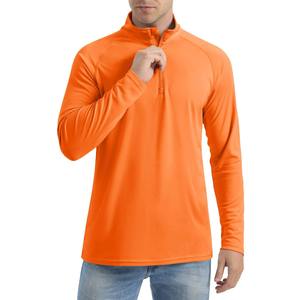 Chemise de pêche pour homme de haute qualité personnalisée, UPF 50, manches longues, fermeture éclair 1/4, combinaison de pêche, logo personnalisé, chemise à manches longues, combinaison de pêche - Product Image 4