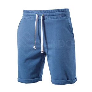 กางเกงขาสั้นสำหรับผู้ชายกางเกงวิ่งผ้าฝ้ายแบบหลวมระบายอากาศได้ดีน้ำหนักเบา - Product Image 1