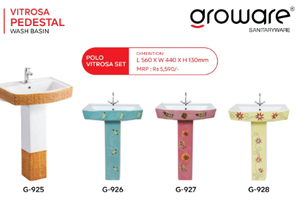 อ่างล้างหน้าเซรามิกสำหรับห้องน้ำและห้องครัวอ่างล้างหน้าเซรามิก - Product Image 3