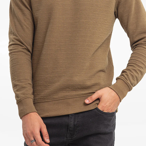 Personalizado en blanco de algodón pulóver sudaderas cuello redondo OEM hombres sudaderas con capucha al por mayor de algodón grueso pesado sudaderas - Product Image 5