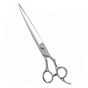 Ciseaux de toilettage professionnels pour animaux de compagnie en acier inoxydable, ciseaux de coupe pour chiens et chats, outil de coiffure pour salon de toilettage, pointe arrondie, pour droitiers - Product Image 1