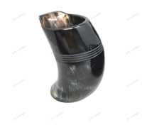 Mug à boire en corne de buffle sculptée de qualité supérieure 100%, grande capacité, mug à boire viking en corne sculptée pour offrir en cadeau à bas prix