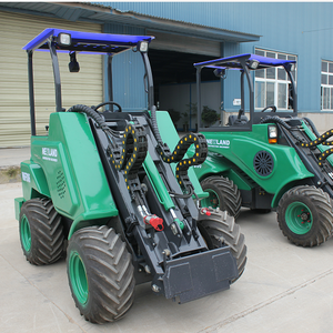 Mini-chargeuse sur pneus compacte économique avec moteur diesel Kubota et pompe Kawasaki pour travaux agricoles et de chantier - Product Image 4