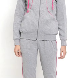Manufacturer's New Stylish <b>Women's</b> Autumn Solid Long Tops Jogger <b>Suit</b> Two-<b>Piece</b> Washed Tracksuit Set New Fashionable Clothing - Product Image 5