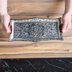 ชุดถาดเสิร์ฟอาหารสุดหรูพร้อมด้ามจับทำจากเหล็ก - Product Image 4