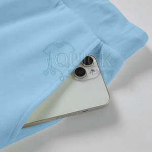 Conjunto de Shorts de Verano con Capucha, Casuales, Sólidos, hasta la Rodilla, con Cierre de Cordón, Diseño Personalizado, Transpirables y Ligeros, de Fábrica - Product Image 6