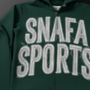 Conjunto Deportivo de Alta Calidad para Hombre, Talla Grande, con Capucha, Ropa Casual, Pantalones y Sudadera con Logotipo Personalizado - Product Image 3