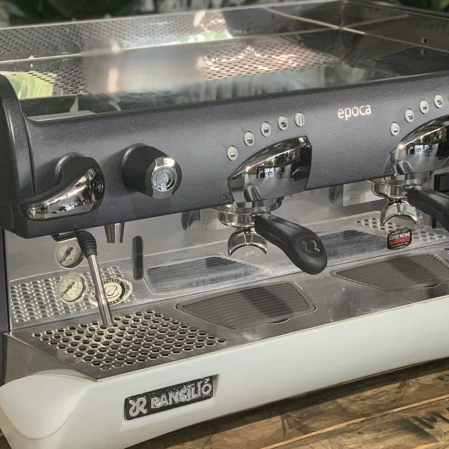 Rancilio Epoca 2 coffee machine Group Black & Grey for sale