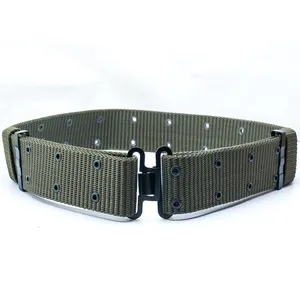 Customized Ethiopian Nylon Outdoor Webbing Belt Army Green Tactical Belt