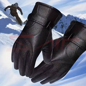 ถุงมือหนังเต็มนิ้วหุ้มฉนวนแฟชั่นฤดูหนาวสำหรับผู้ชายใหม่สำหรับฤดูหนาว - Product Image 6