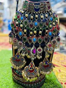 Latest Designs Wholesale Prices Afghan Kuchi Boho <b>Fine</b> <b>Jewelry</b> <b>Sets</b> Women 100% High Quality Handmade Vintage Stainless Wedding - Product Image 2